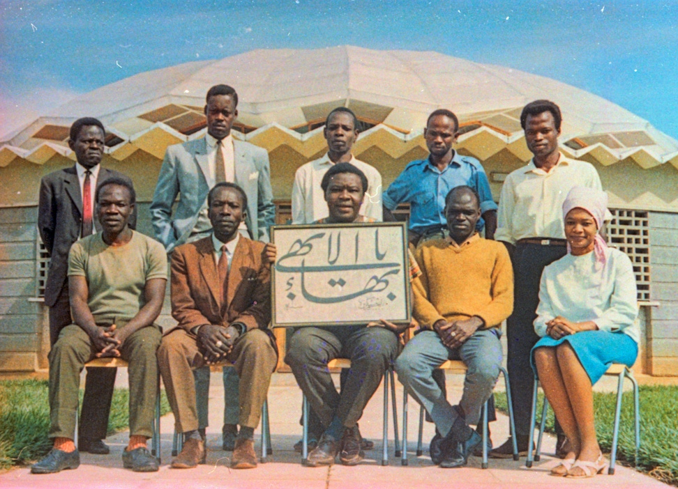 National Spiritual Assembly of the Bahá’ís of Uganda and Central Africa with Hand of the Cause Enoch Olinga, 1969