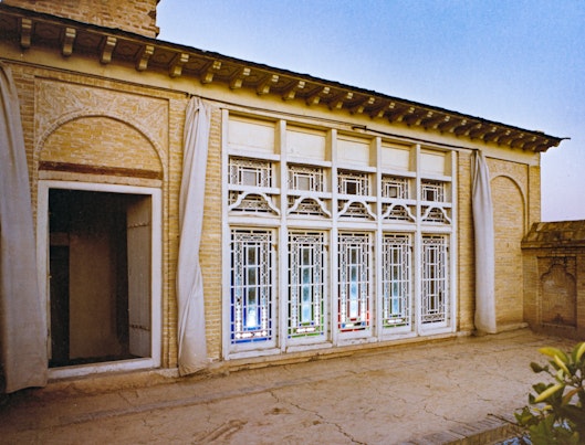 The Báb declared His mission on the night of 23 May 1844 in the upper portion of His house in <u>Sh</u>íráz, Iran. This photo shows that portion before its destruction in 1979.