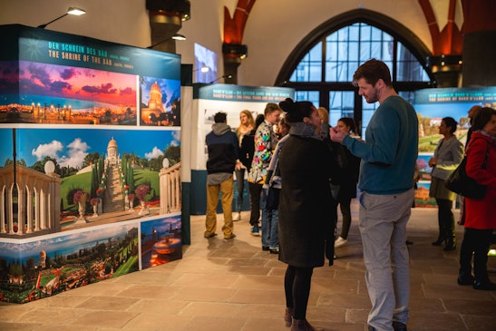 More than 27,000 people visited this weeklong exhibition at the lives of the Bab and Bahá’u’lláh in Frankfurt, Germany, in October 2017.