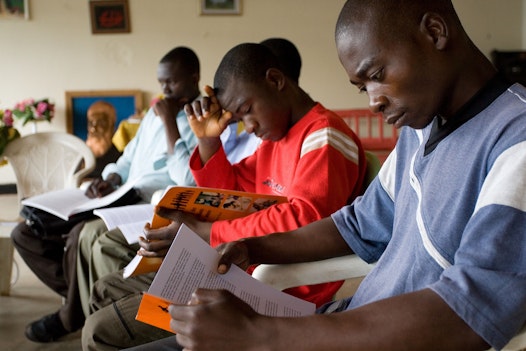 A Bahá’í study circle in Lubumbashi, Democratic Republic of the Congo