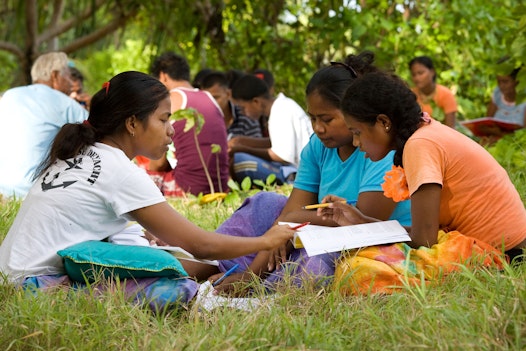 A Bahá’í study circle in South Tarawa, Kiribati