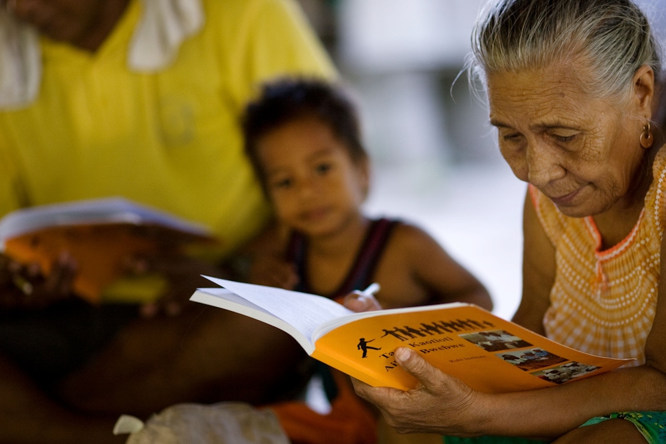 A Bahá’í study circle in South Tarawa, Kiribati