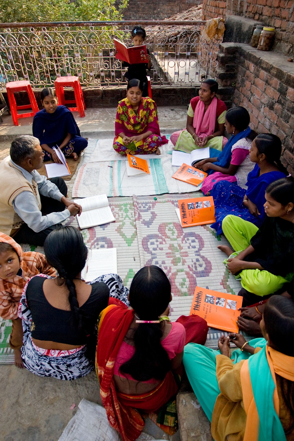 A Bahá’í study circle in Biharsharif, India