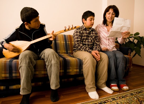 A group studying the spiritual empowerment of junior youth in Istanbul, Turkey