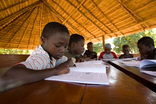 A group studying the spiritual empowerment of junior youth in Mwinilunga, Zambia