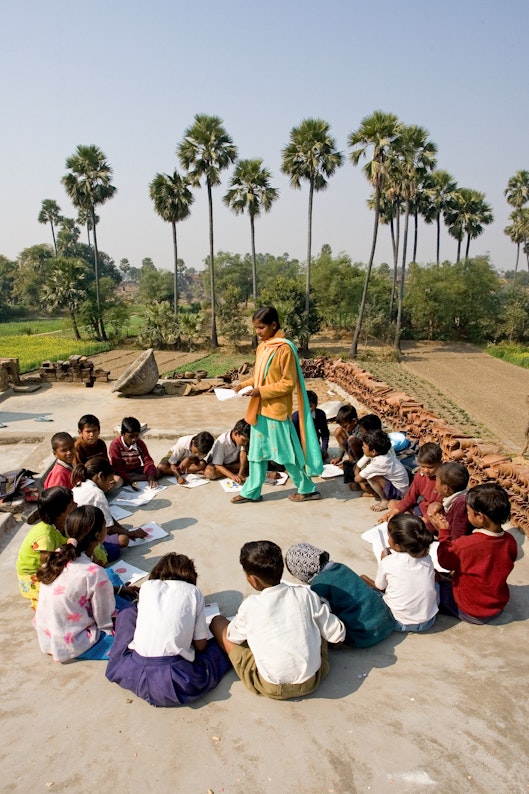 A children’s class in Biharsharif, India