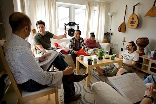 A Bahá’í study circle in London, United Kingdom