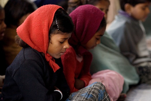 A devotional gathering in Biharsharif, India