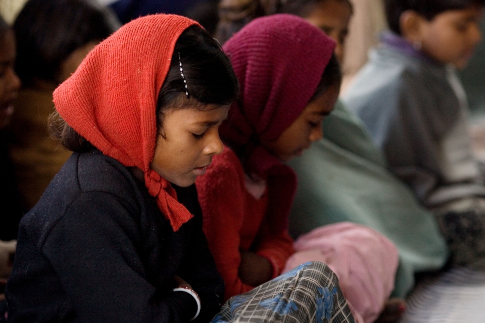 A devotional gathering in Biharsharif, India