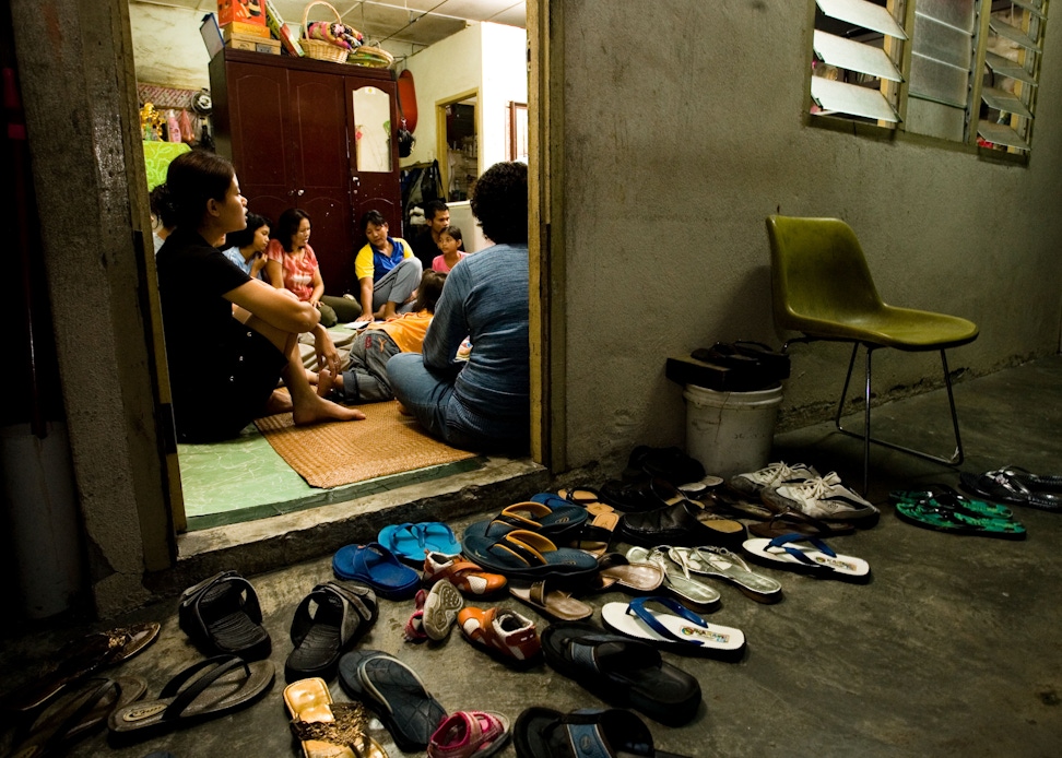 A devotional gathering in Kuching, Sarawak