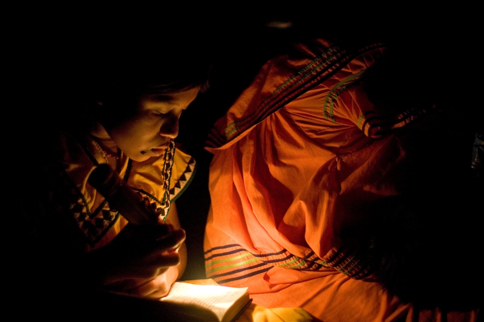 A devotional gathering in Besiko, Panama