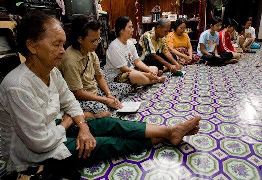 A devotional gathering in Kampung Belimbing Besi, Sarawak