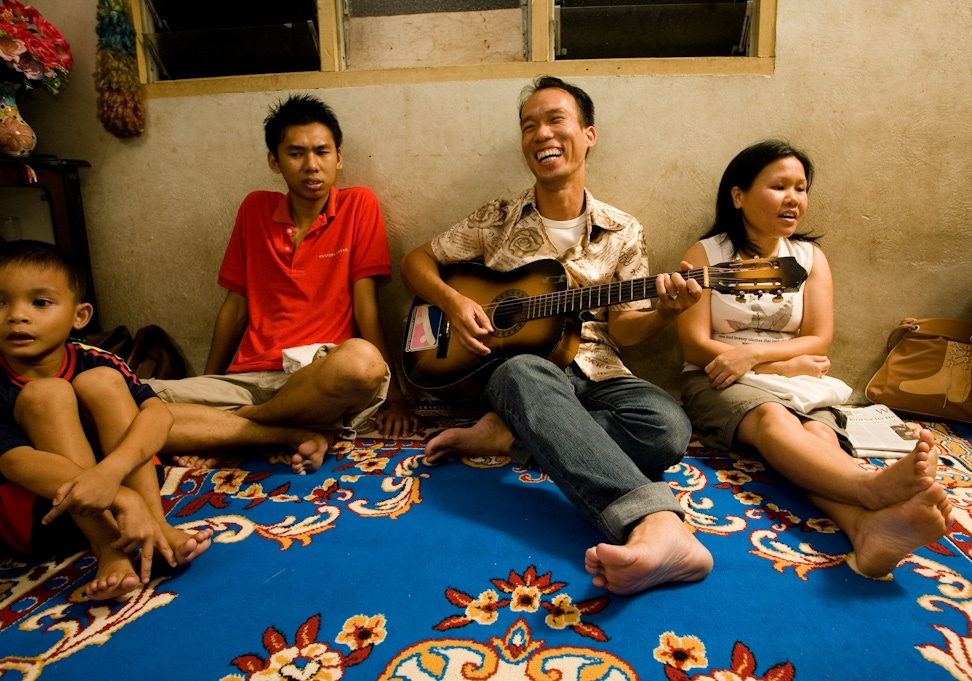 A devotional gathering in Kuching, Sarawak