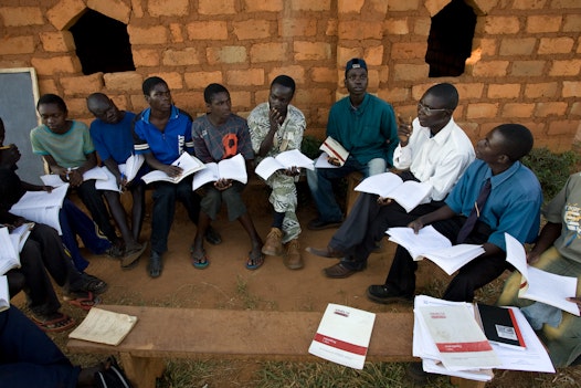 Participants of the Preparation for Social Action programme in Mwinilunga, Zambia