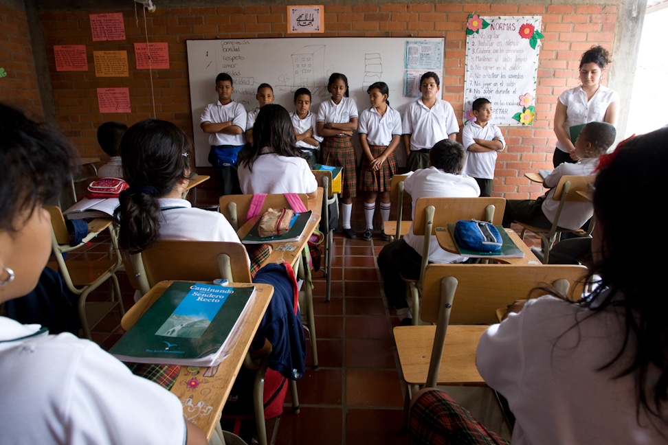 Simmons School, a Bahá'í-inspired school in Jamundi-Robles, Colombia