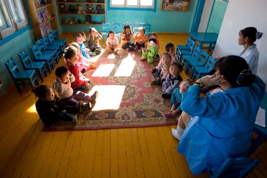 Early childhood education activities of Mongolian Development Centre, a Bahá'í-inspired organization in Erdenebulgan, Mongolia focused on education