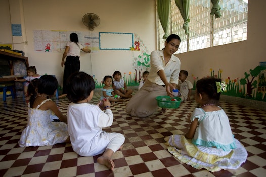Gems International School, a Bahá'í-inspired kindergarten in Battambang, Cambodia