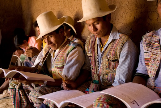 A Preparation for Social Action group in Aiquile, Bolivia (PSA programme no longer in Bolivia)