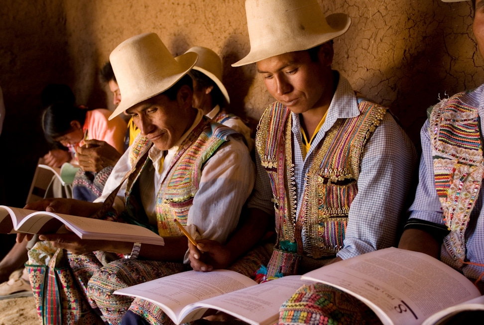 A Preparation for Social Action group in Aiquile, Bolivia (PSA programme no longer in Bolivia)