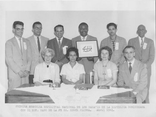 First National Spiritual Assembly of the Bahá’ís of the Dominican Republic, 1961