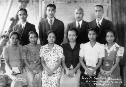Local Spiritual Assembly of the Bahá’ís of Solano, Philippines, c. 1947