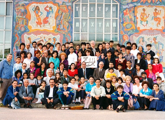 Participants of the first National Convention in Dushanbe, Tajikistan, May 1994