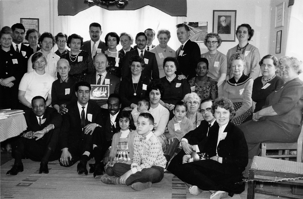 Participants of the first National Convention of Finland with Hand of the Cause Adelbert Mühlschlegel, April 1962