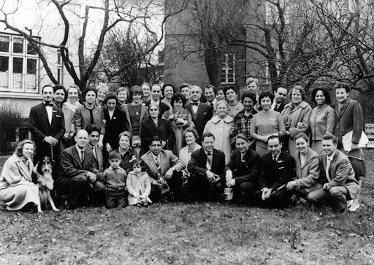 Participants of the first National Convention in Denmark, April 1962