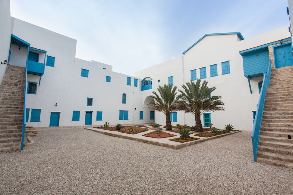 Inner courtyard of the House of ‘Abdu’lláh Pá<u>sh</u>á