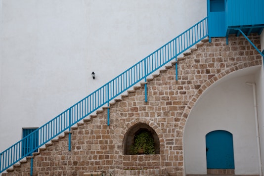 Staircase in the House of ‘Abdu’lláh Pá<u>sh</u>á
