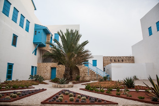 Inner courtyard of the House of ‘Abdu’lláh Pá<u>sh</u>á