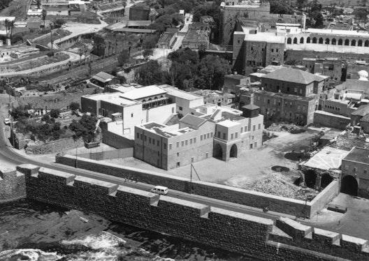 Aerial view of the House of ‘Abdu’lláh Pá<u>sh</u>á, 1989