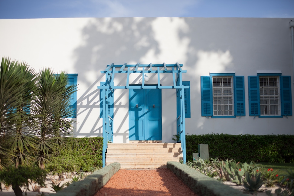 Entrance to the Bahjí Pilgrim House