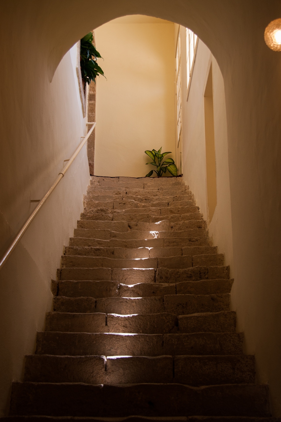 Staircase leading to the upper level of the Mansion