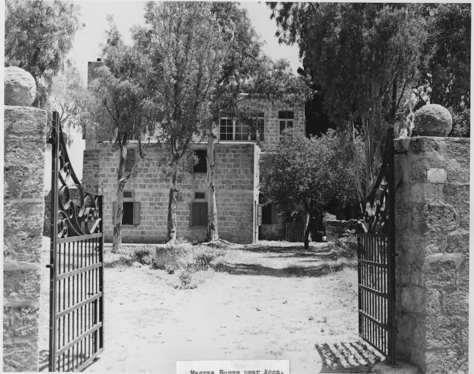 Mansion of Mazra'ih, 1952