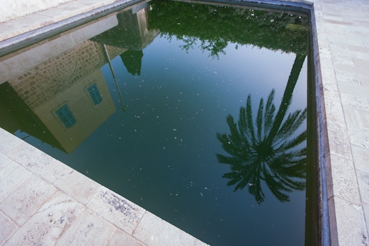 Small pool at the Mansion of Mazra'ih