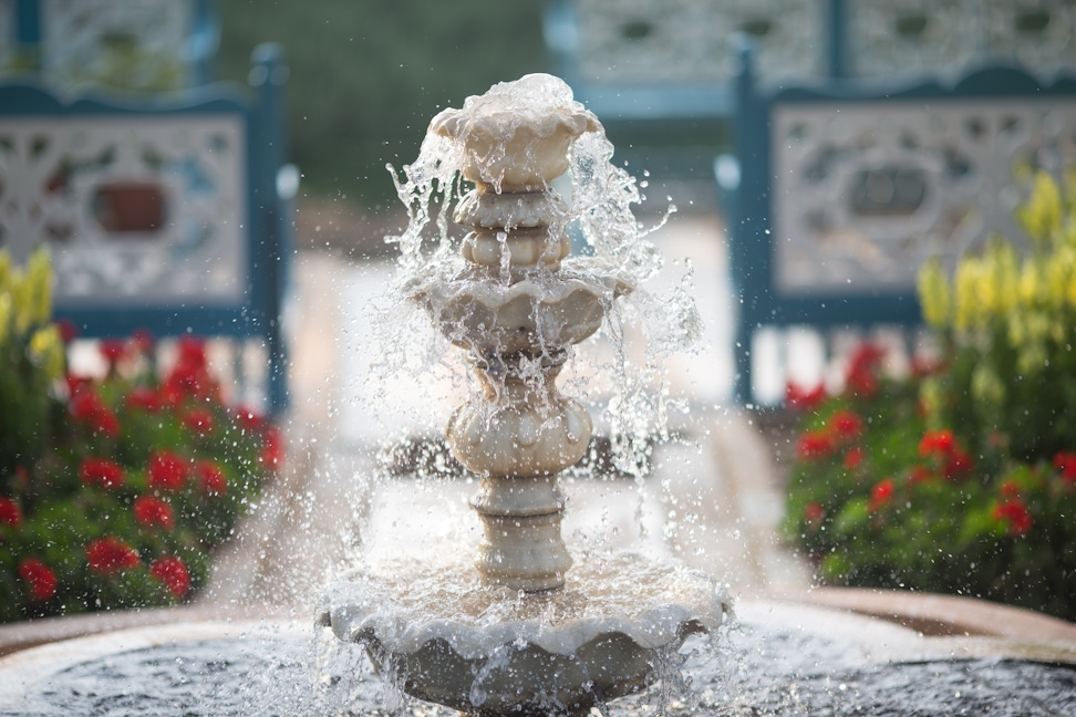 Fountain at the Riḍván Garden