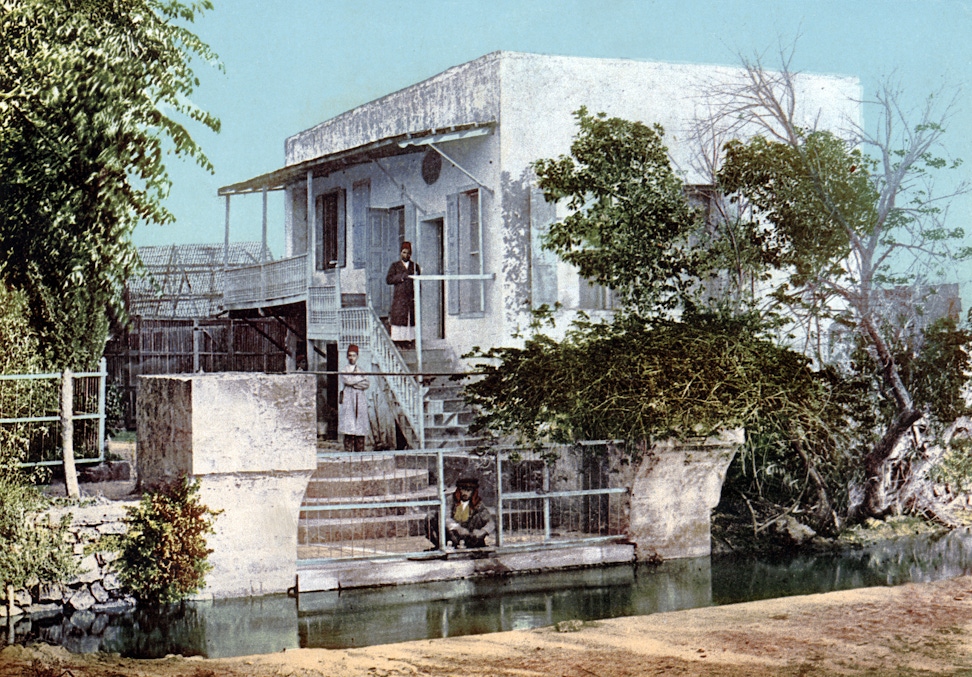 House of Bahá’u’lláh in the Riḍván Garden, early 1900s