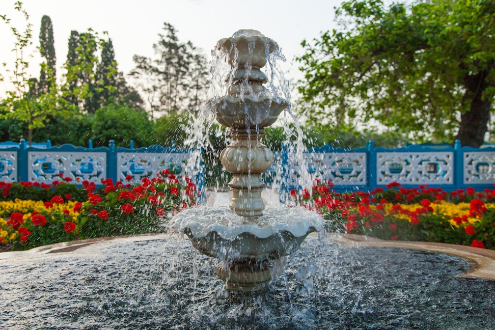 Fountain at the Riḍván Garden