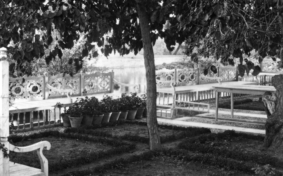 Bench of Bahá’u’lláh at Riḍván Garden, c. 1925