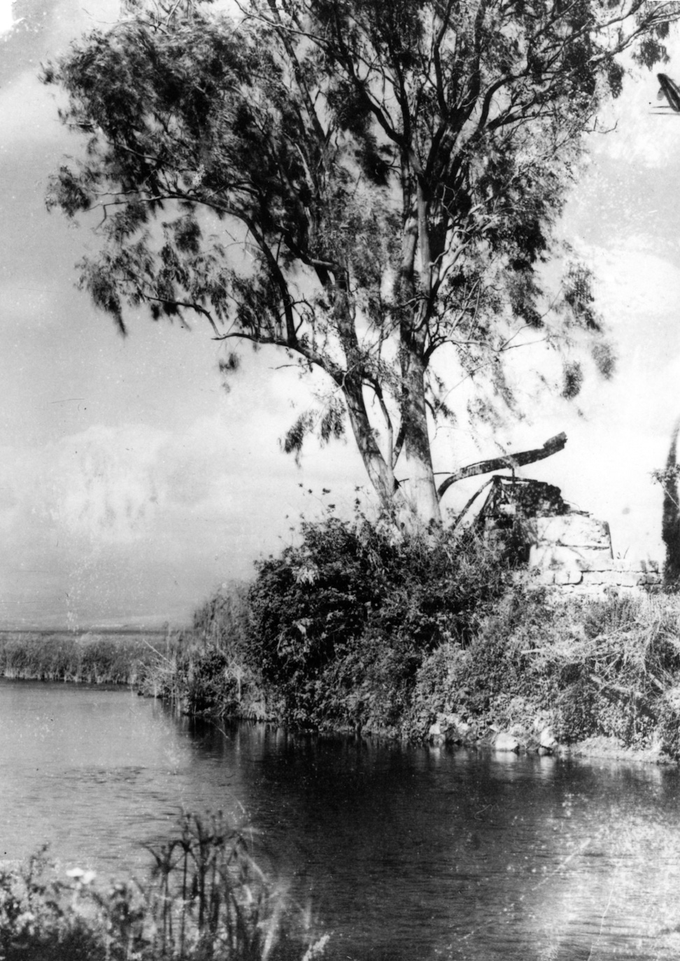 Water pump at the Riḍván Garden, c. 1920s