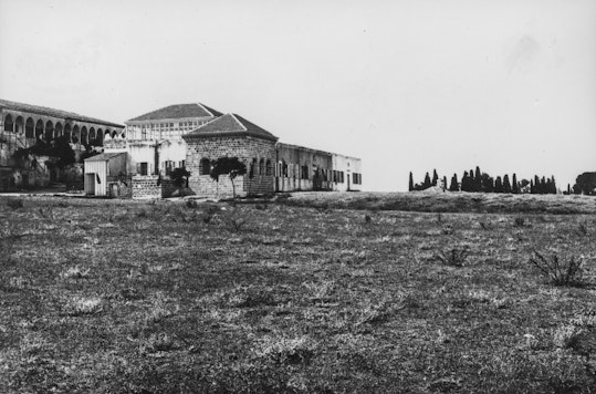 Shrine of Bahá’u’lláh and surroundings, 1919