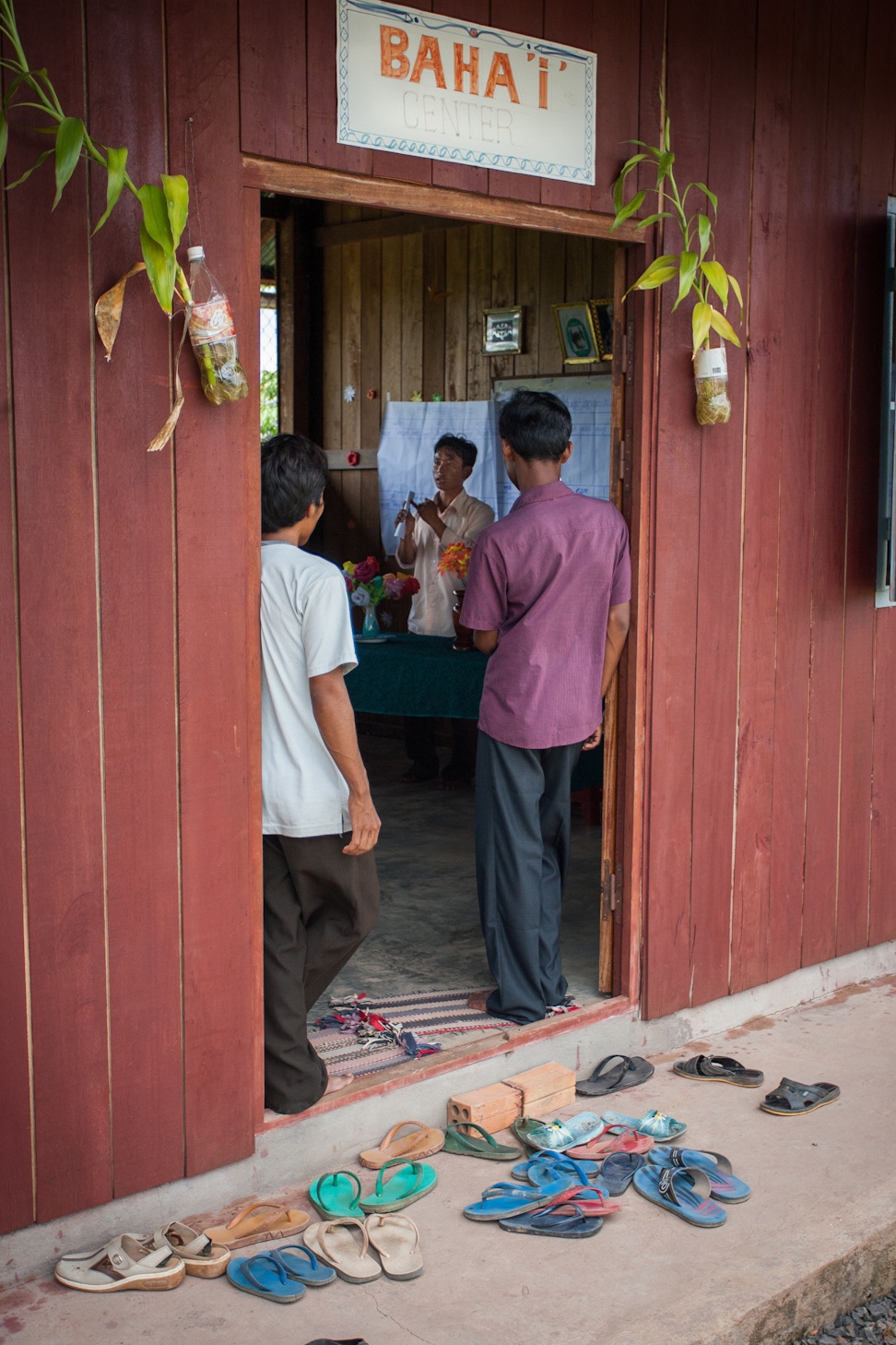 Cluster reflection meeting at the Baha'i centre in Preah Vihear, Cambodia