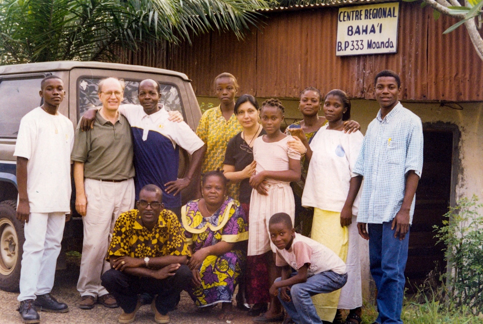 Regional Bahá’í Centre in Moanda, Gabon, January 2000