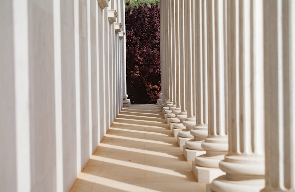 Columns of the International Archives Building