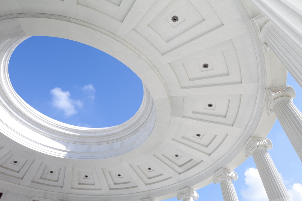 Portico entrance of the Centre for the Study of the Sacred Texts