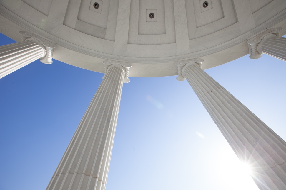 Portico entrance of the Centre for the Study of the Sacred Texts