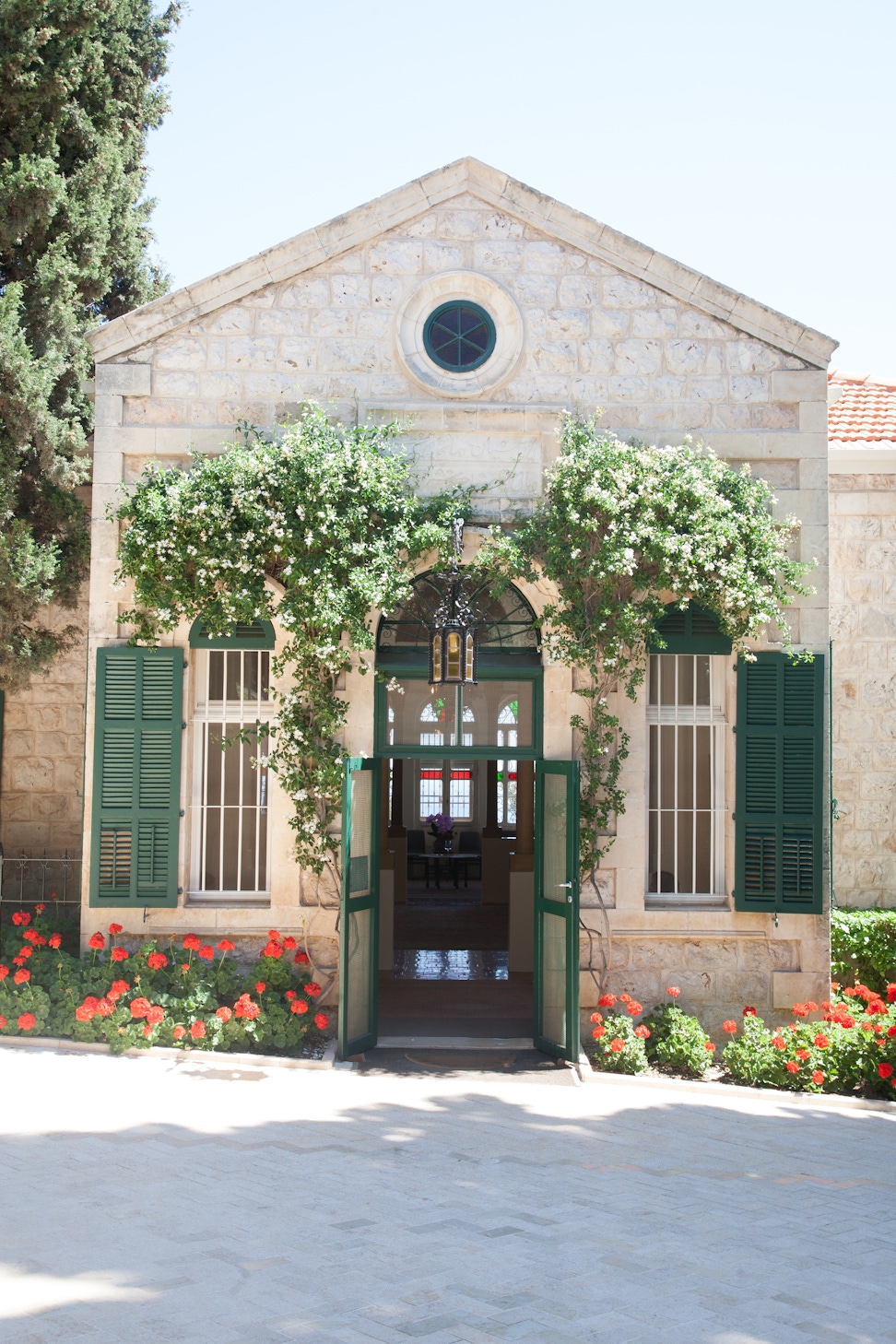 Entrance to the Haifa Pilgrim House