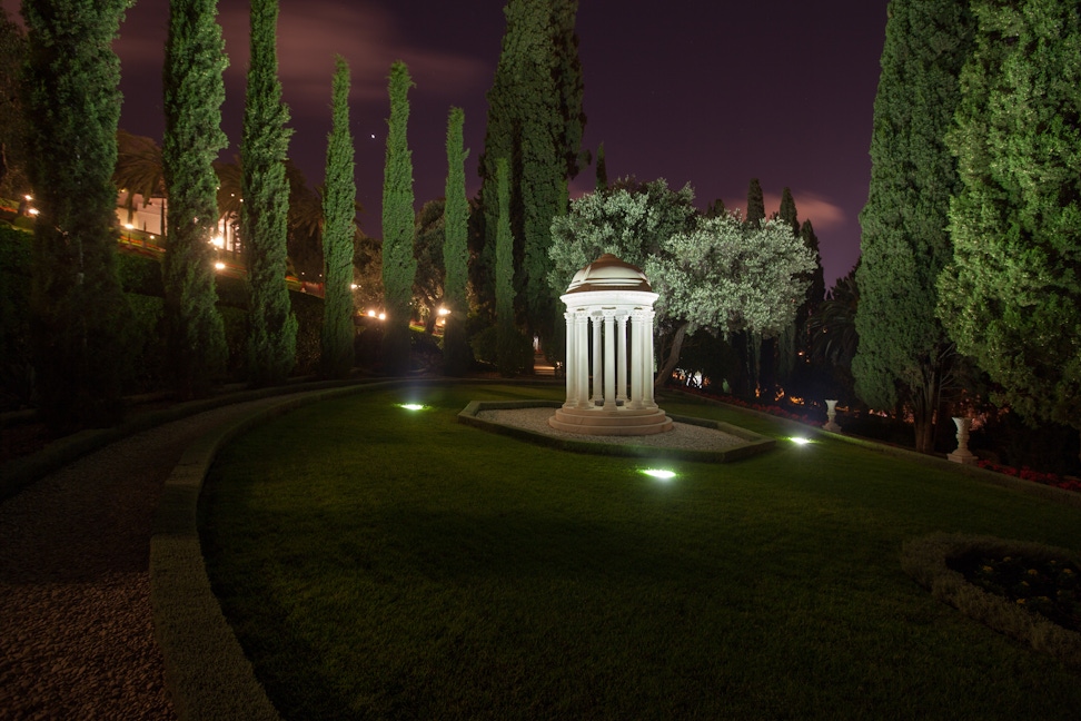 Resting Place of the Greatest Holy Leaf, (Bahiyyih Khánum), the daughter of Bahá’u’lláh, in the Monument Gardens