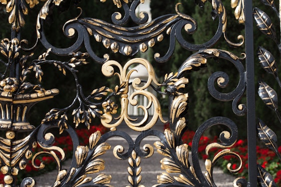 Gate entrance to the Monument Gardens